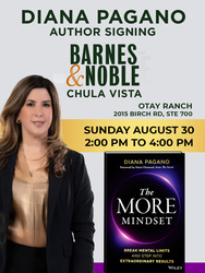 San Diego Native Diana Pagano Book Signing — The MORE Mindset, USA Today Bestseller