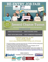 Second Chance Tucson Reentry Job and Resource Fair