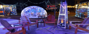 Fire Tower Winter Wonderland Wine Tasting Experience, Unique New Hampshire Outdoor Experience
