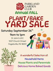 Parkland Garden Club’s Plant-Baked-Yard Sale