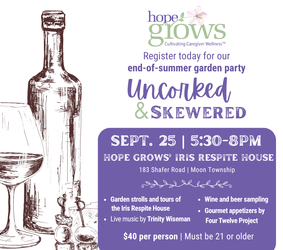 Hope Grows' Uncorked & Skewered Garden Party