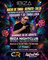 Yordanis y Su Timba Loca in Salt Lake City, UT | August 30, 2026