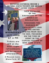 Thea Hotaling Discusses Lafayette's Time in the Capital Region of NY