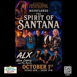 Moonflower Brings “The Spirit of Santana” to Richey Suncoast Theatre — With Special Guest Alex Lopez