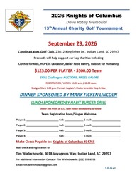 Knights of Columbus Charity Golf Tournament