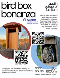 Woodworking Class and Exhibit: Owl Nesting Box