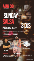 Salsa Sunday at Pandora Cafe