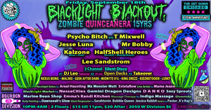 Blacklight Blackout :: Zombie Quinceañera Edition | 15Yrs