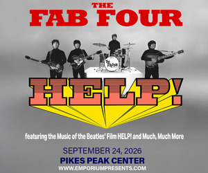 The Fab Four: Tribute to The Beatles' HELP! & The Hits LIVE in Colorado Springs, CO