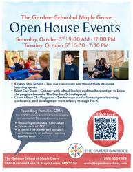 The Gardner School of Maple Grove Open House