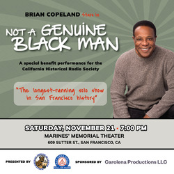 Brian Copeland in 'Not a Genuine Blackman'