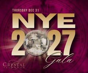New Year's Eve at the Crystal Tea Ballroom - Philly's Best NYE Party
