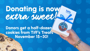 Give Blood & Get a Free Half-Dozen Cookies from Tiff’s Treats!