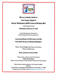 George Washington's DAR Colonial Birthday Ball