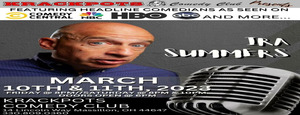 Comedian Ira Summers at Krackpots Comedy Club
