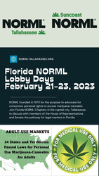 Florida NORML Lobby Days February 21-23, 2023