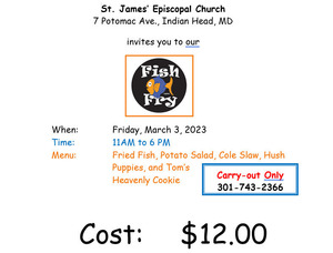 Famous Fish Fry Friday - Carry Out - 11 til 6