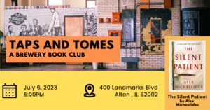 Taps and Tomes Book Club