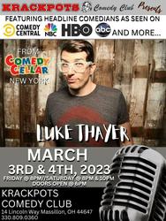 Comedian Luke Thayer at Krackpots Comedy Club, Massillon
