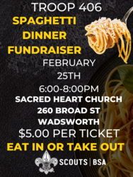 Wadsworth Troop 406 Spaghetti Dinner