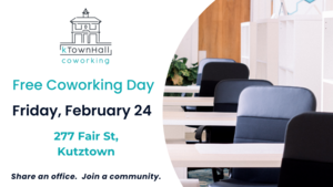 Free Coworking Day at kTown Hall in Kutztown on February 24