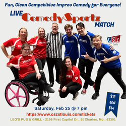 Live ComedySportz Match - Leo's Underground Comedy Theater