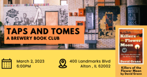 Taps and Tomes Book Club