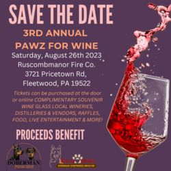 3RD ANNUAL PAWZ FOR WINE