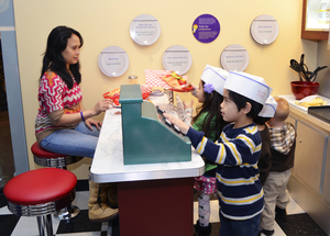 WHM Celebrated with Hat-Themed craft and activities throughout School Vacation Week