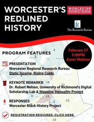 Webinar: Worcester's Redlined History in partnership with Worcester Regional Research Bureau & WHM