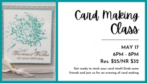 Card Making Class