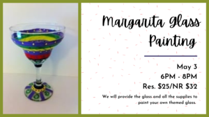 Mod Margarita Glass Painting Class