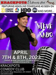 Comedian Steve Sabo at Krackpots Comedy Club, Massillon