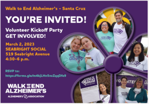 Walk to End Alzheimer's Volunteer Kick Off Event