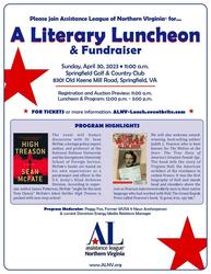 A LITERARY LUNCHEON AND FUNDRAISER