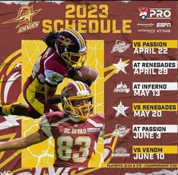 DC DIVAS Women's Full Contact Football