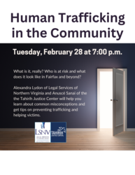 Human Trafficking in the Community