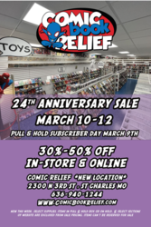 Comic Book Reliefs 24th Anniversary Sale