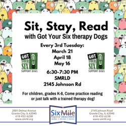 Sit, Stay, Read with Got Your Six Therapy Dogs