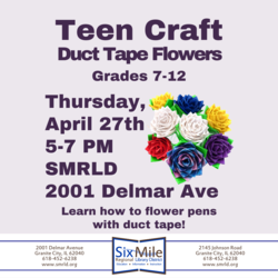 Teen Craft Duct Tape Flowers