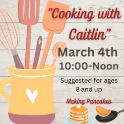 Cooking with Caitlin -Mixing & Making Pancakes