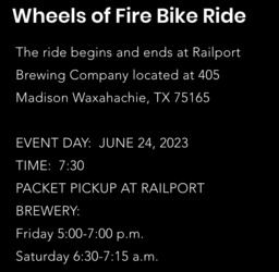 Wheels of Fire bike ride