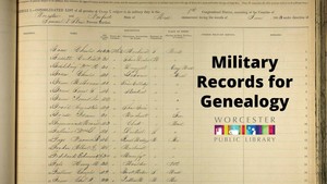 Military Records for Genealogy (Virtual)