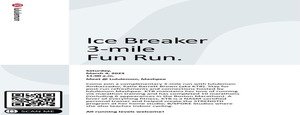 Ice Breaker 3-Mile Fun Run, powered by lululemon on Saturday March 4th