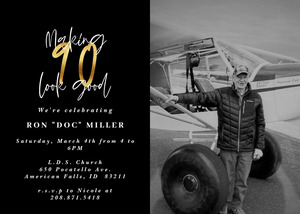Ron "Doc" Miller's 90th Birthday Open House