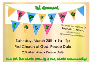 March 25th SPRING FAIR @ First Church of God Peace Dale, 209 Allen Avenue, Peace Dale, RI 02879