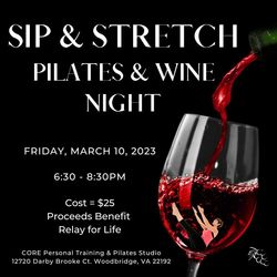 Sip & Stretch Pilates & Wine Night