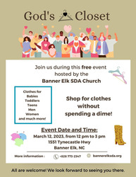 God's Closet Free Shopping Day