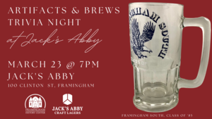 Artifacts & Brews Trivia Night at Jack’s Abby