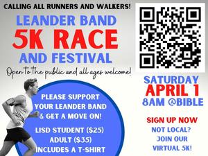 Leander Band 5K and Festival